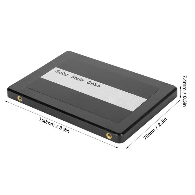 Ssd Zwarte Ingebouwde Solid State Harde Schijf Voor Laptop Desktop Computer SATA3.0 2.5in Ssd