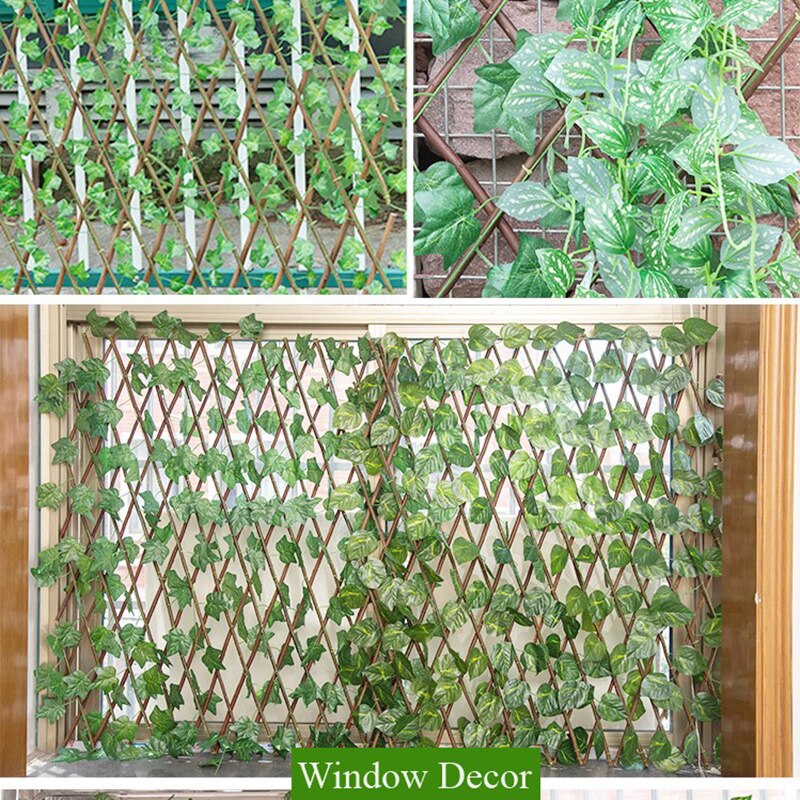 40 cm Artificial Plant Fence Eco-Friendly Indoor Garden Greenery Wall UV Protected Privacy Screen Outdoor Garden Fence Backyard