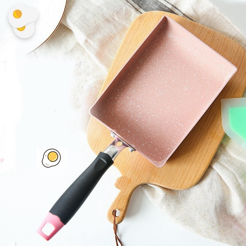 13X18Cm Japanse Stijl Taoyaki Koekenpan Non-stick Pan Loempia Pan Steak Koekenpan Pannen Algemeen Gebruik Voor Gas inductie Kookplaat