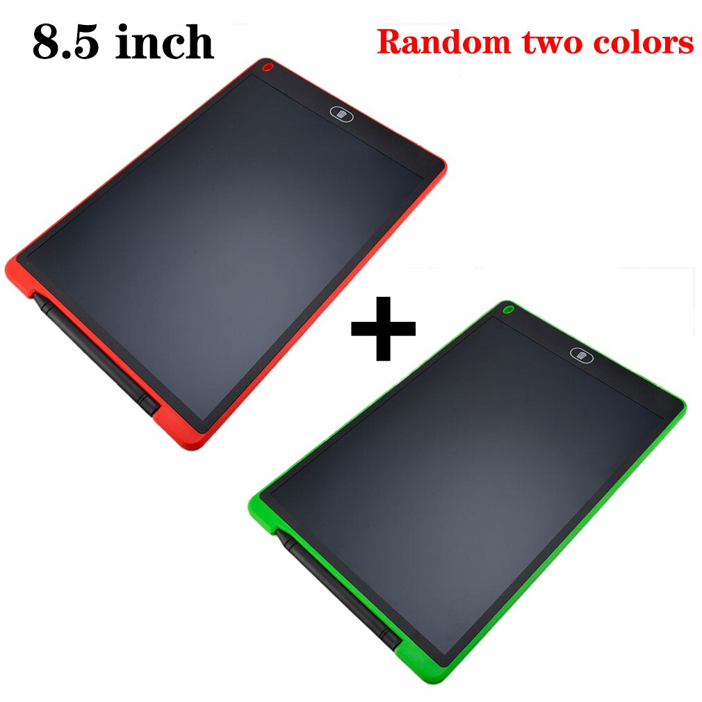 Tavolo da disegno elettronico da 12 pollici tavoletta da scrittura con schermo LCD tavolette da disegno grafiche digitali lavagna elettronica + penna: 8.5 inch Random 2PCS
