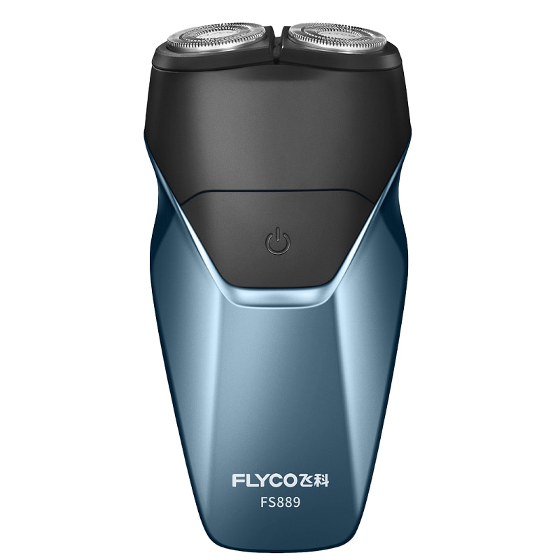 Flyco ipx 7 elektrische waterdichte scheermes, intelligente nat-droog baardtrimmer, afwasbaar scheerapparaat voor mannen, 3d type c, usb, snel opladen