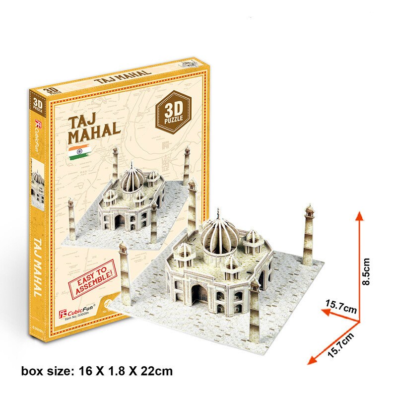 3D Puzzle di Carta Parola Famosi Edifici Tower Bridge Puzzle Assemblato Modello FAI DA TE Giocattoli Educativi Per I Bambini Regali per Adulti