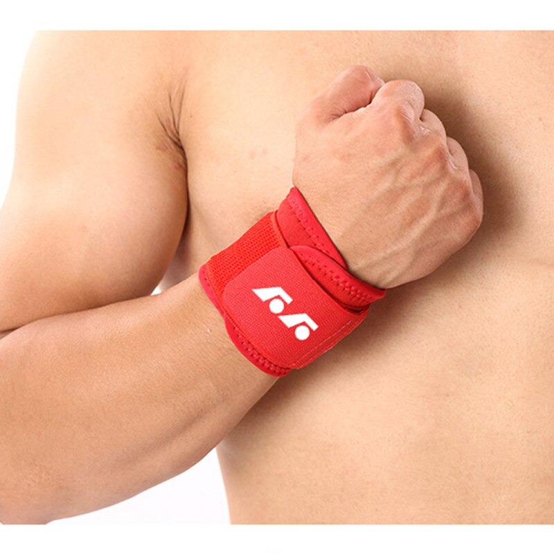 Muñequera ajustable para hombre y mujer, pulsera de entrenamiento deportivo, Protección deportiva , 1 ud.: 1PC Red