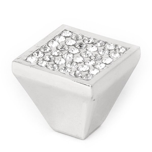 ANTA salle de bain tiroir commode bouton chrome acier vis strass argent alliage 99 S0469 envoyé d'italie