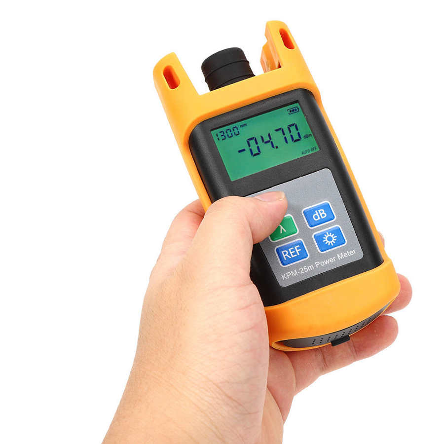 KPM-25M High Precision Optical Power Meter Mini -50dBm-+26dBm Testing Tool Equipment Power Meter