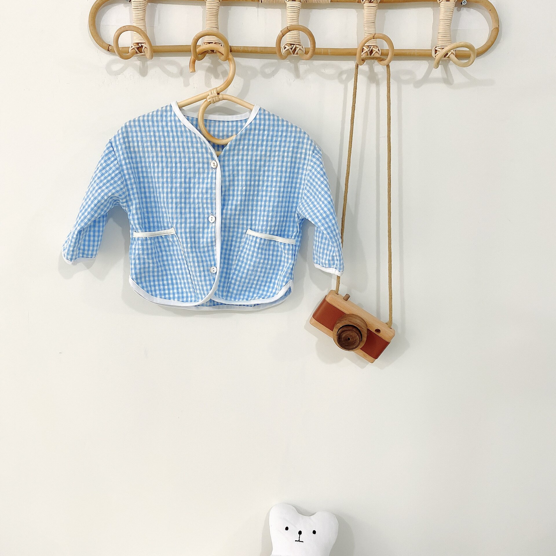 Baby Jongens Jas Jassen Katoen Apring Herfst Lange Mouw Tops Peuter Meisjes Jas Bovenkleding Kleding Meisjes Overjas: BH C149 bodysuit1 / 12m