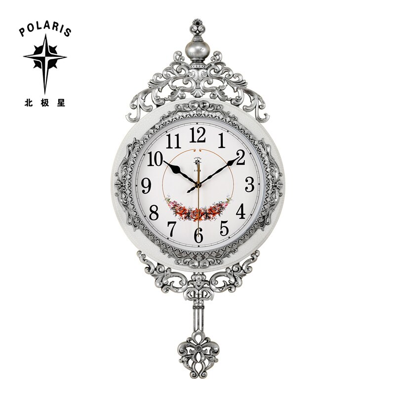 Europäischen Wanduhr Jahrgang Schweigen Pendeluhr Zauberstab Dekor Wohnzimmer Restaurant retro Schaukel Idyllischen Orologio Parete SC267: Stil 3