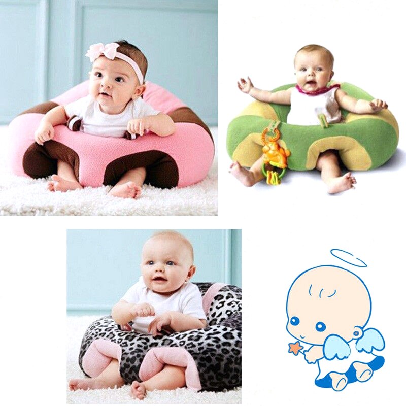 Asiento de apoyo para bebés, silla suave para sentarse, 360 ° de soporte cómodo para ayudar a los bebés a aprender a estabilizarse la espalda al sentarse
