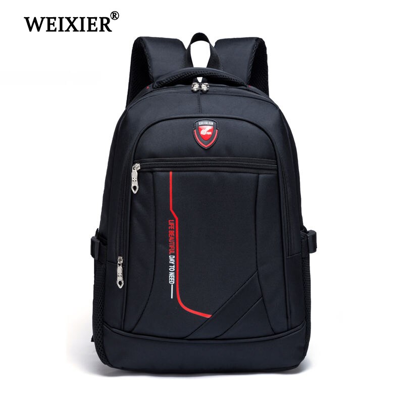 WEIXIER Multifunctional Large Men Capacity Student Schoolbag Casual School Backpack Male Oxford Travel Man's Simple Bag