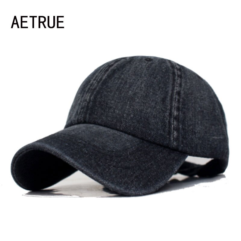 Gewassen Denim Jeans Mannen Baseball Cap Vrouwen Snapback Hoeden Caps Voor Mannen Falt Bone Gorras Pet Effen Mannelijke Vader Baseball hoed Cap