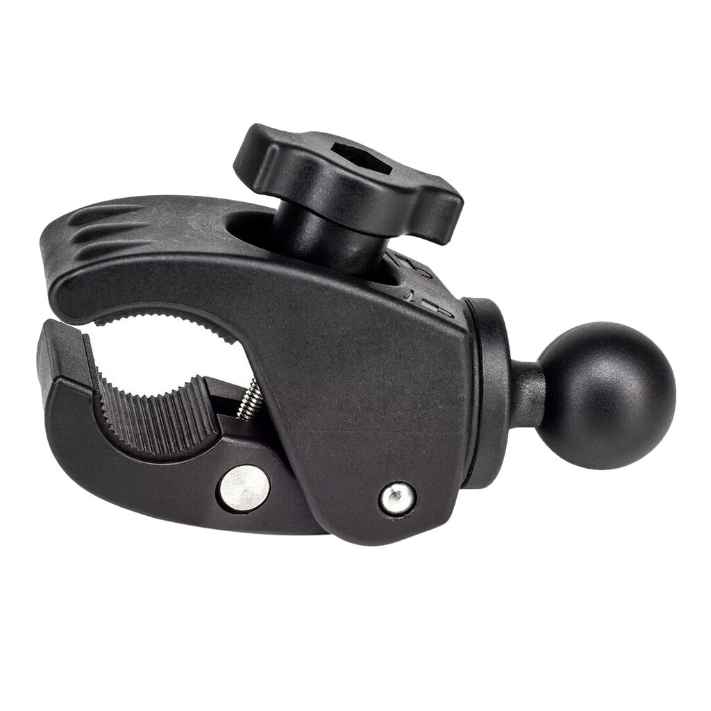 Tough Claw Mount Universal Small Quick Release Clamp Base with 1 inch 25mm Ball 16mm to 38mm Diameter Non-Slip