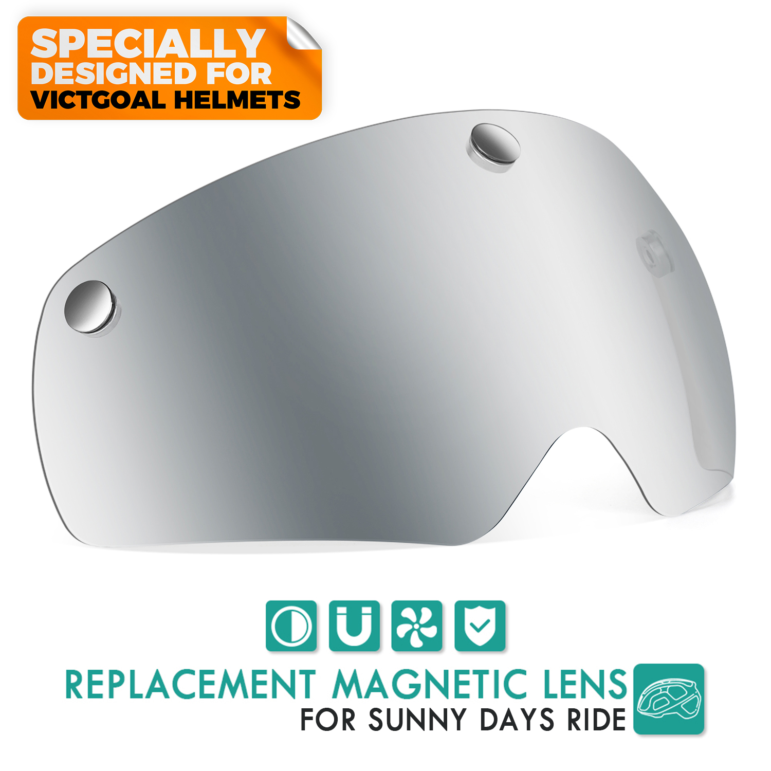 VICTGOAL Bike Helmet Photochromic Lens Magnetic Lenses for Men Bicycle Goggles Sports Sunproof Glasses MTB Cycling Accessories: black