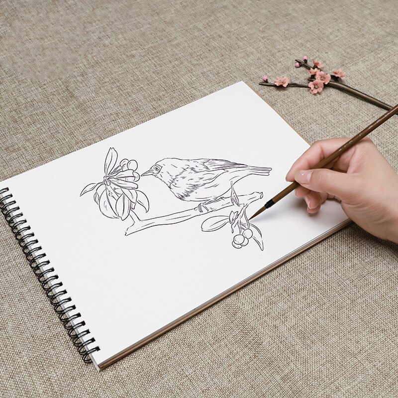 Weasel Hair Chinese Calligraphy Writing Brush Set Watercolor Pen Character Outline Drawing Hook Line Pens Craft Supply