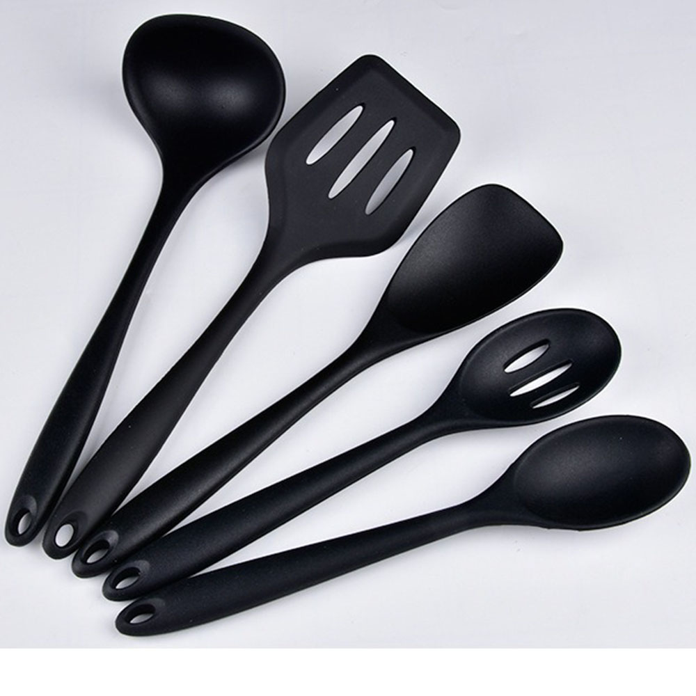 SET 5 UTENSILI da Cucina in Silicone Antiaderenti e Termoresistenti