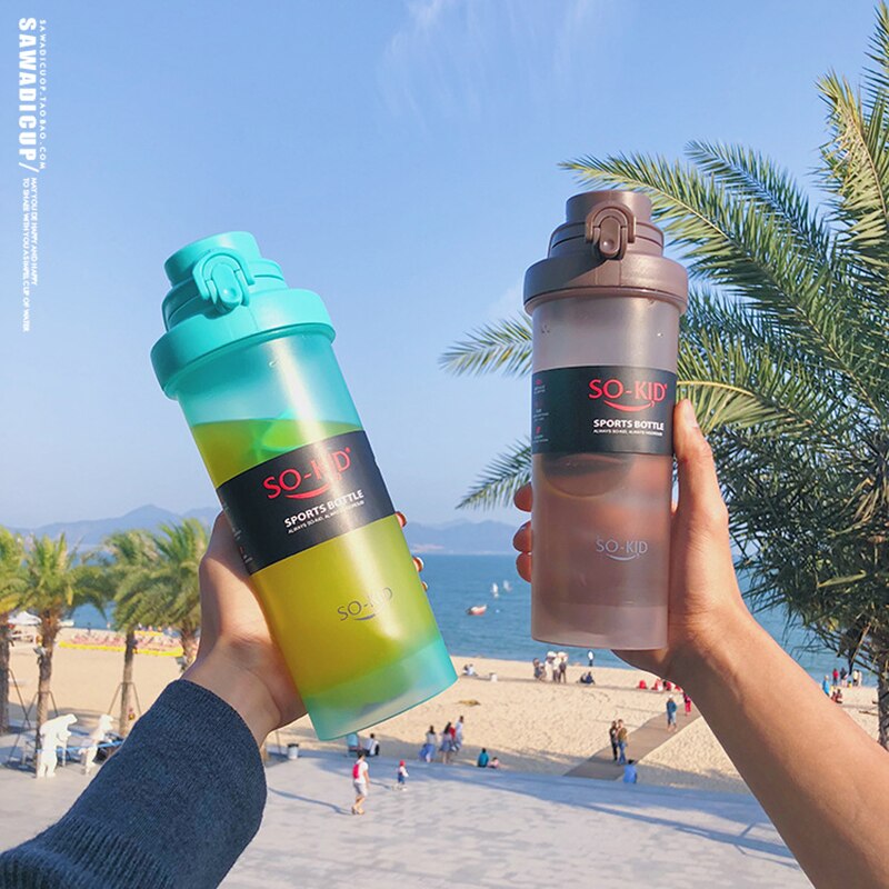 700ml protein shaker flaske bpa gratis vandflasker gym sport fitness rejse studerende børn skole drikkedunk til sommer
