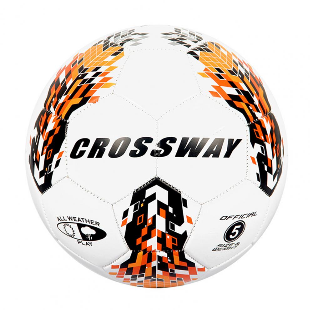 Kreuzung FußBall Hohe Elastizität Tragen-Beständig PVC Standard Größe 5 FußBall Regelmäßige Wettbewerb FußBall Ball für FußBall Spiel
