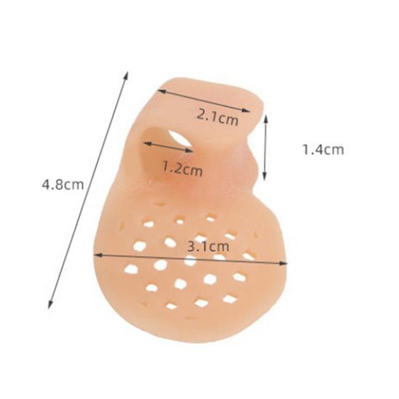 1 Pair Kapmore Pinky Toe Separators Breathable Pain Relief Toe Spreader Toe Straightener Foot Care Tool Foot Protector