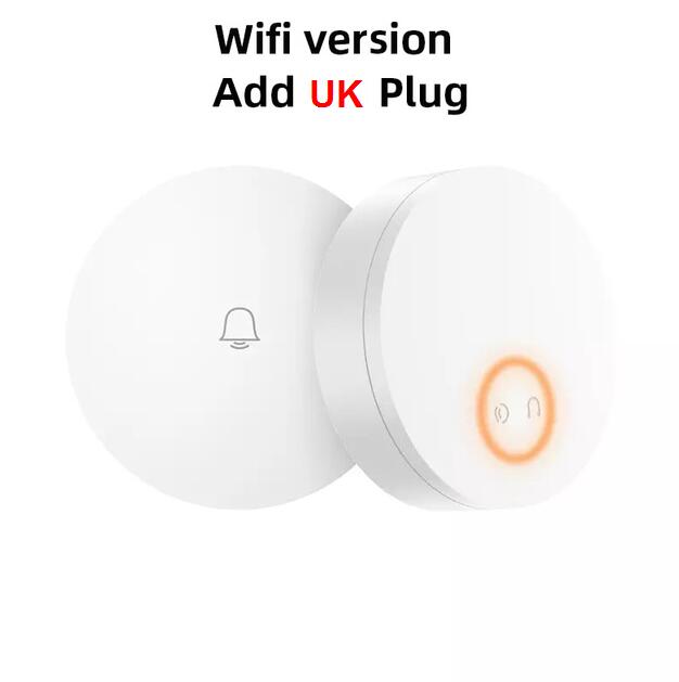 Xiaomi Linptech-timbre inalámbrico para Mijia APP, WIFI, de Control inteligente función de memoria, CA 110-240V: wifi add UK plug