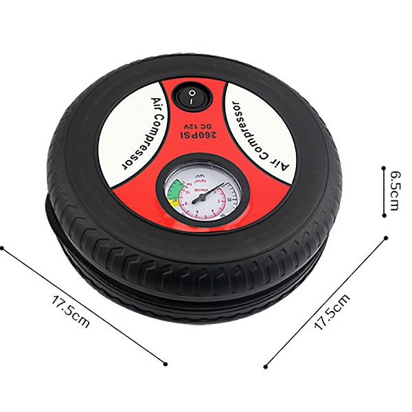 Rengaspaine auton ilmapumpun kompressori sähköinen kannettava auto 12v volttia 260 psi