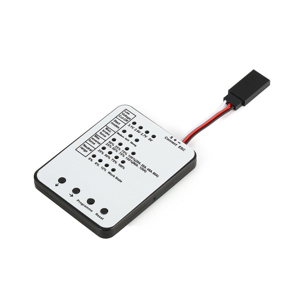 Carte de programmation LED automobile carte de programmation pour voiture RC ESC contrôleur de vitesse électronique télécommande accessoire