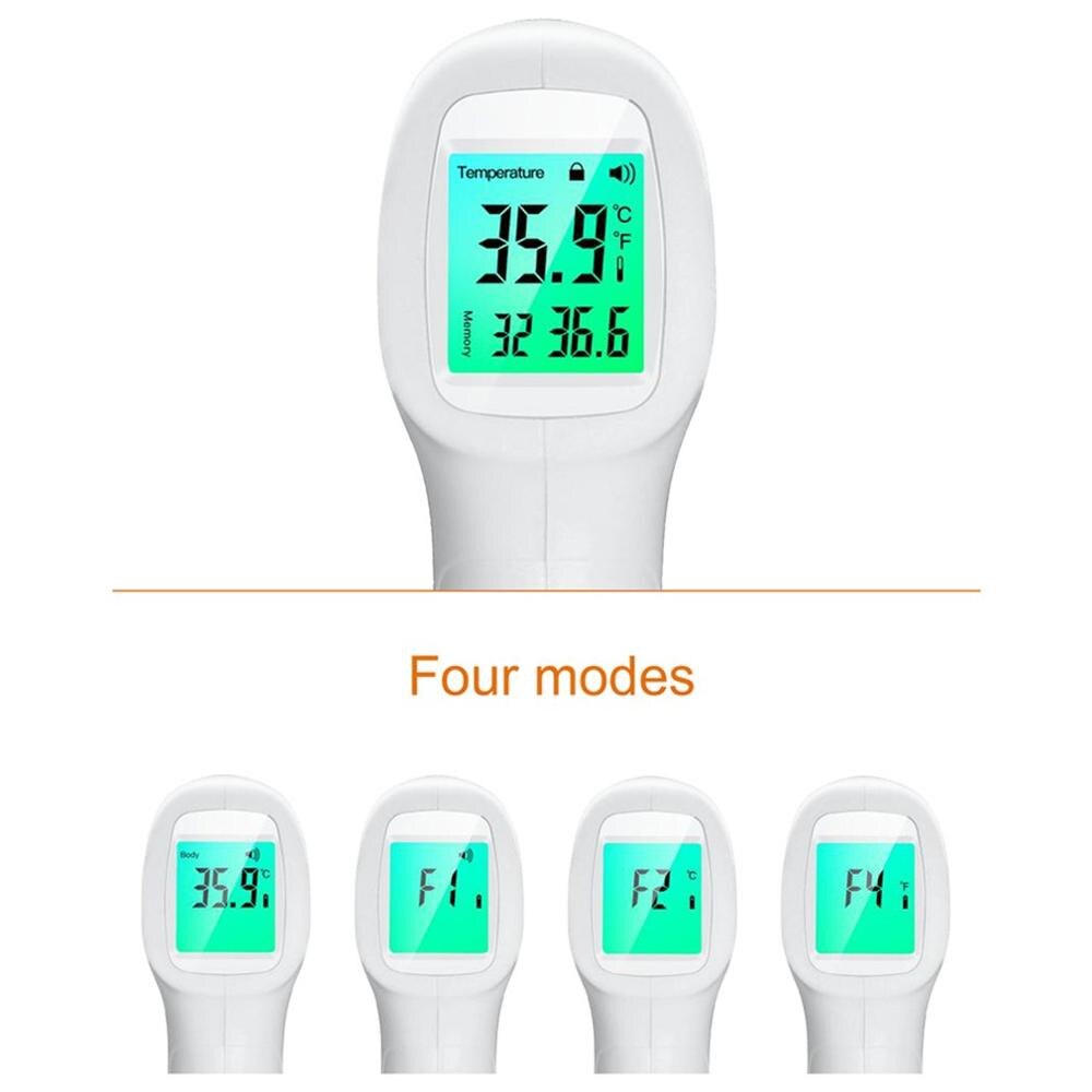 Digitale Infrarood Voorhoofd Thermometer Lcd Ir Thermometer Non-contact Ir Infrarood Thermometer Thuis Temperatuur Meter
