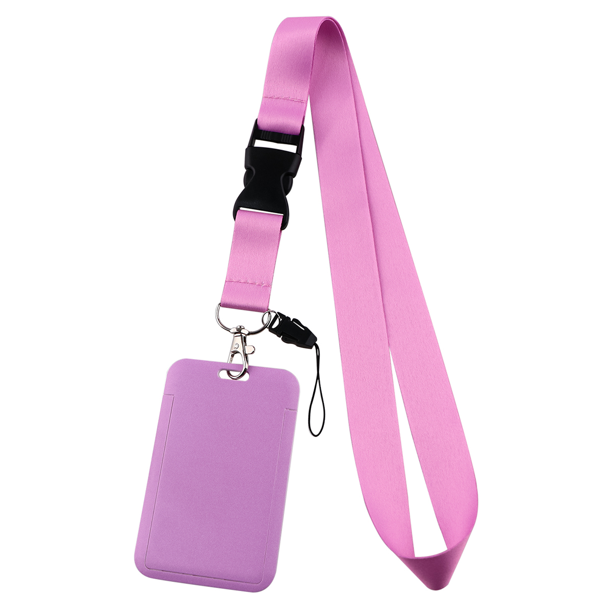 Pure Color Neck Strap ID Holders Lanyards Keychain Student Badge Holder Hang Rope Lariat Lanyard Mobile Phone Accessories