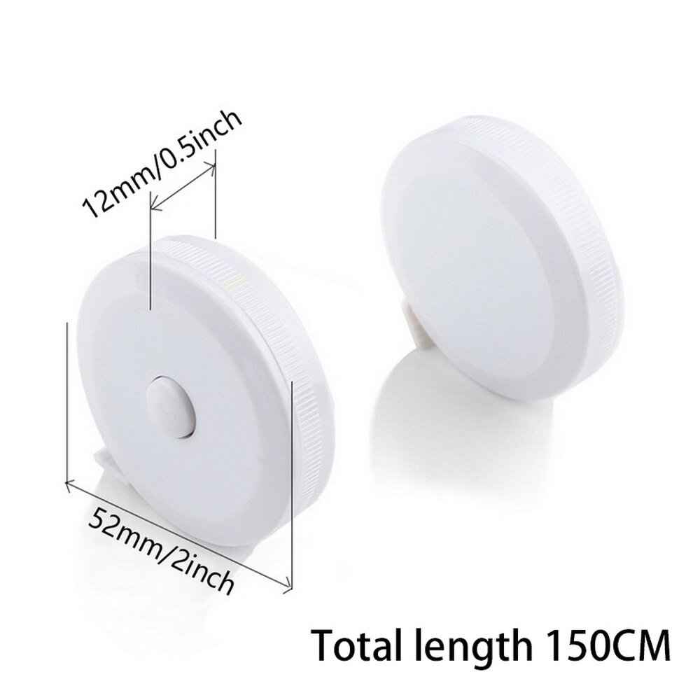150cm/60" Tape Children Height Ruler Sewing Machine Sticker Roll Tape Body Random Color Measure Portable Retractable Ruler