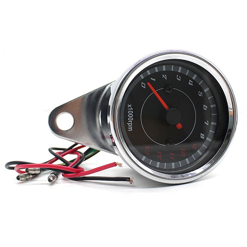 Digital Electronic Induction Backlight Universal Motorcycle Speedometer Meter Counter Rpm Shift Tachometer Universal