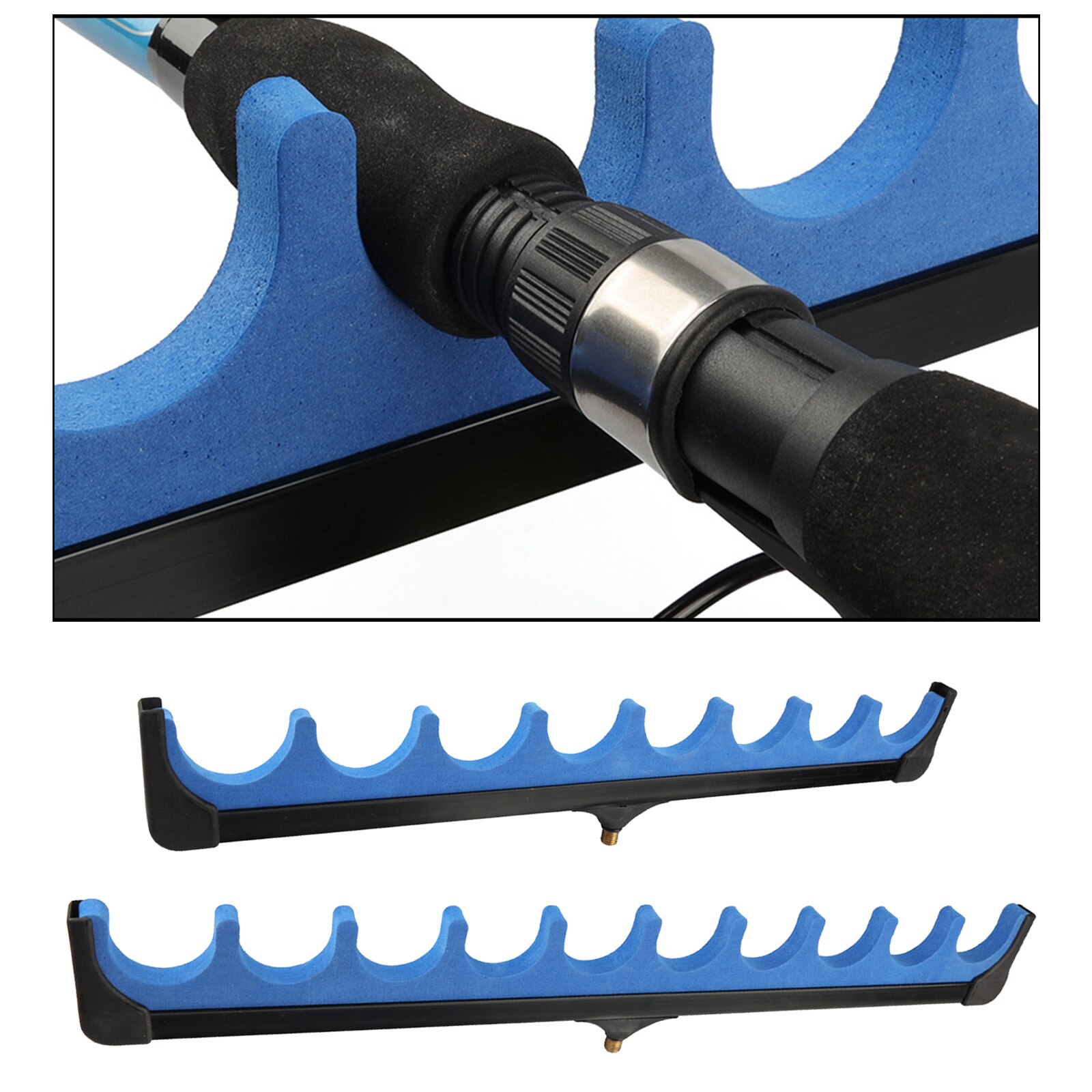 Fishing Rod Holder for 8/10 Rods Feeder Pod Stand Universal Carp Fishing Tripod Stand Fishing Pole Rest Head Rack Bracket