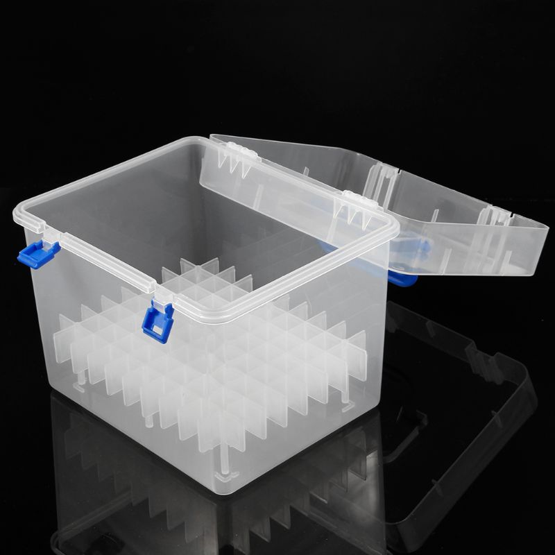 Caja de almacenamiento transparente para rotuladores, contenedor para manualidades de arte, organizador de Escritorio de oficina, hogar, escuela, estudiantes, suministros de estudio