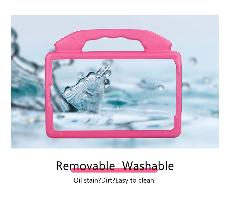 Tabletfodral för samsung galaxy tab  a 10.1 " barn stötsäkert eva foam funda stativ lock capa för sm -t510/t515 med handtag