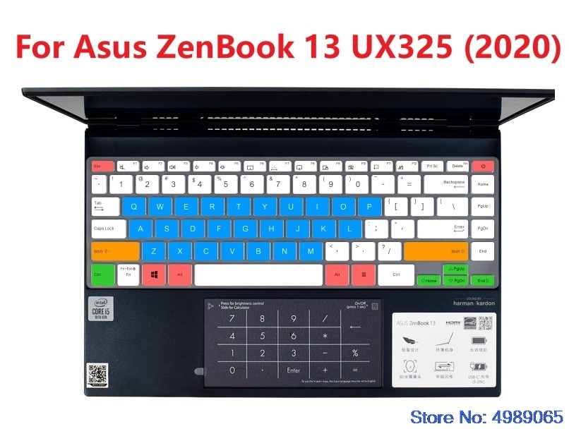 for Asus ZenBook 13 UX325 UX325J UX325JA 13.3 inch Silicone Keyboard Protective film Cover skin Protector