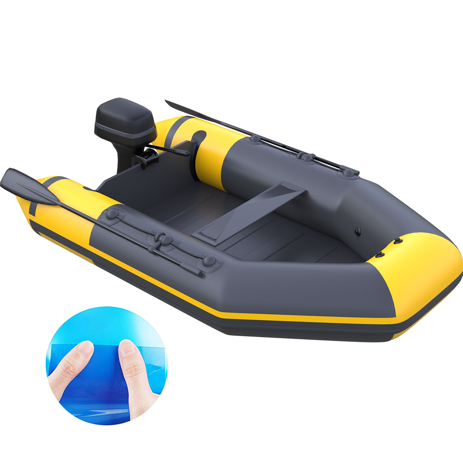 20Pcs Inflatable Pool Repair Patch Kit Adhesive Easy to Use for Inflatable Swimming Pools Inflatable Boats Air Mattress Air Bed