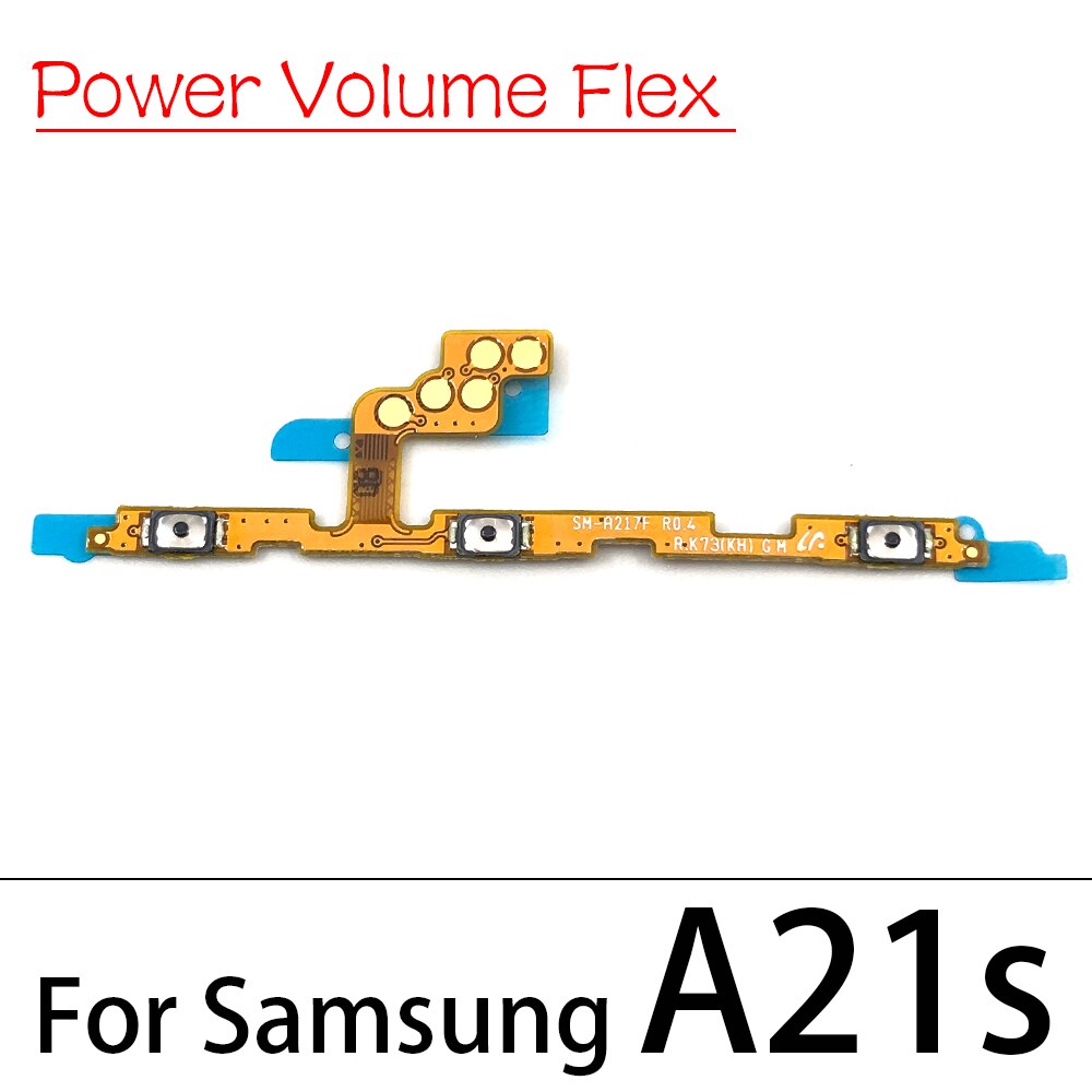 Przełącznik zasilania On / Off przycisk klawisz głośności przycisk Flex Cable dla Samsung A01 A11 A10S A20S A30S A51 A10 A20 A30 A40 A50 A60 A70 A42: A21s