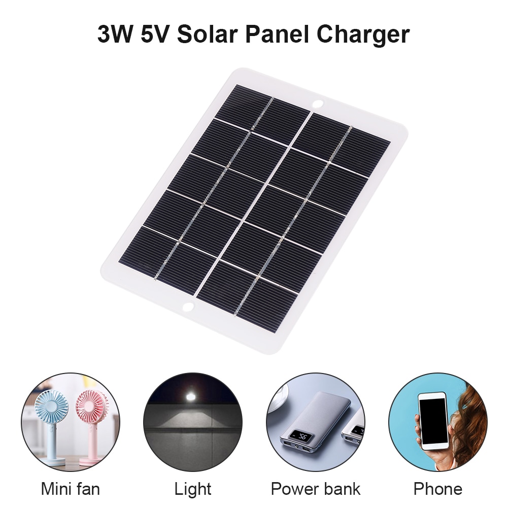 USB Solar Panel Outdoor Portable USB 5V Mini Solar Charger Panel Climbing Fast Charger Travel Phone DIY Solar Charger Generator