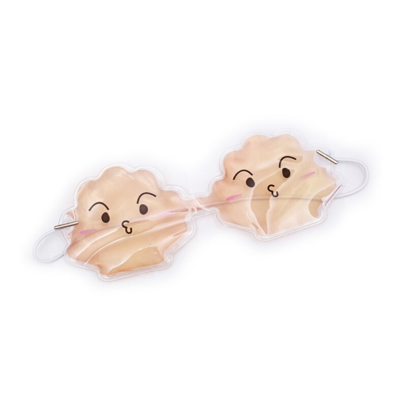 1PC kalt Kühlung Gel Auge Maske entspannend Eis Pack Goggle Augen Startseite Schutz Schlafen: Karikatur Serie Kuss