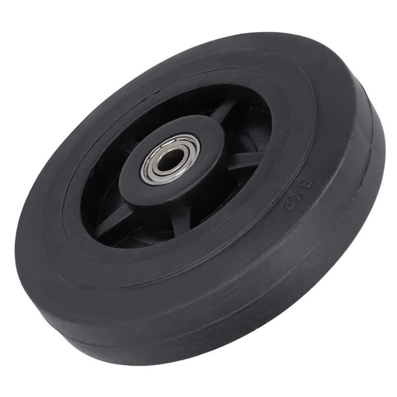 8in Mute Rubber Tire Cart Generator Wheel Replacement Parts Accessory for Agricultural Farm Gasoline Generator Cart