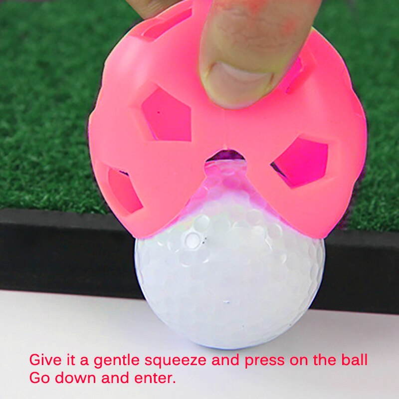 Silicone Golf Ball Cover Lightweight Wear Resistant Compact Protective Outdoor Sports Golf Accessories Golf Ball Cover Sleeve