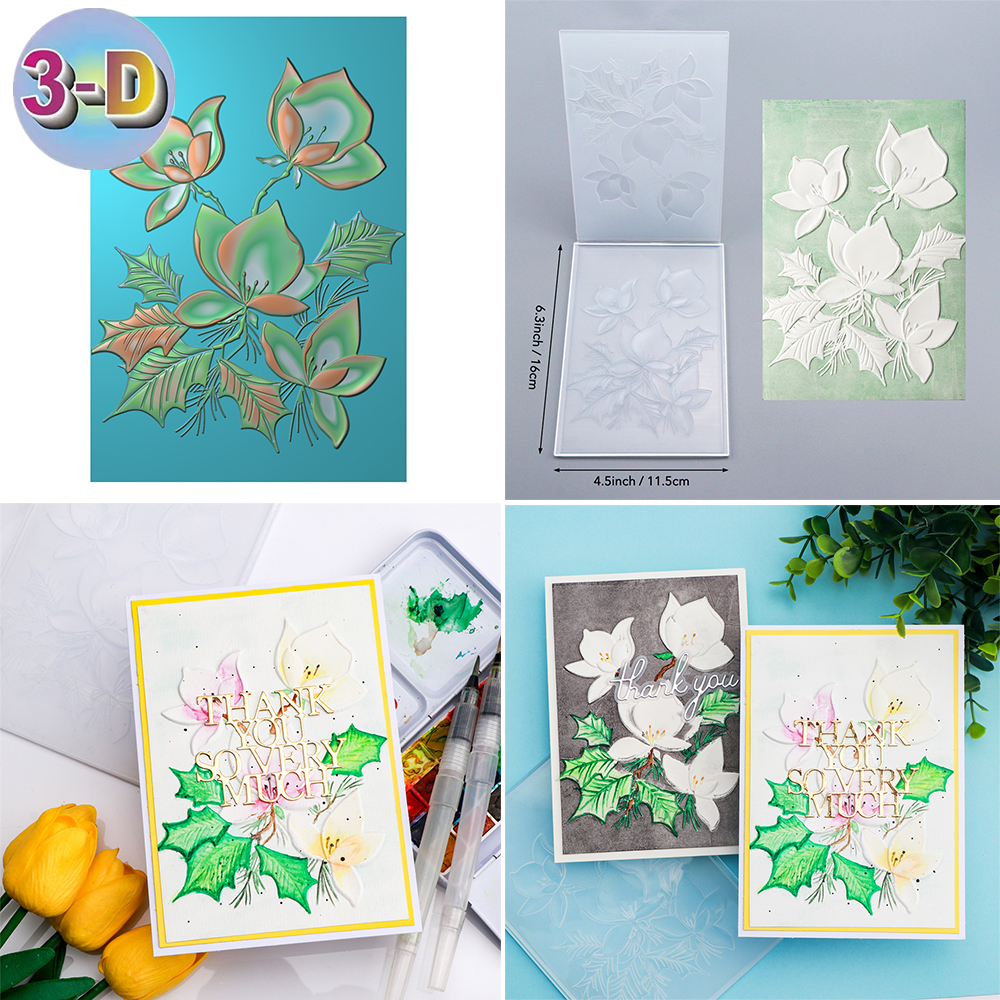Carpeta de estampado 3D, línea ondulada, decoración de árbol de Navidad, fondo de telaraña para agregar detalles texturizados a la fabricación de proyectos de manualidades de papel: Chocolate