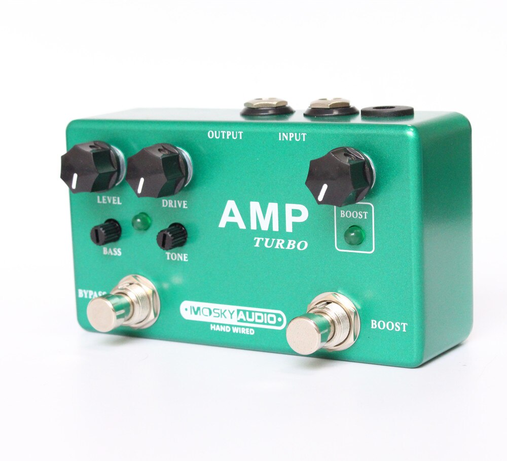 Hand-Made DELUXE PREAMP guitar effect pedal Boost And Overdrive 2 effects in 1 with true bypass