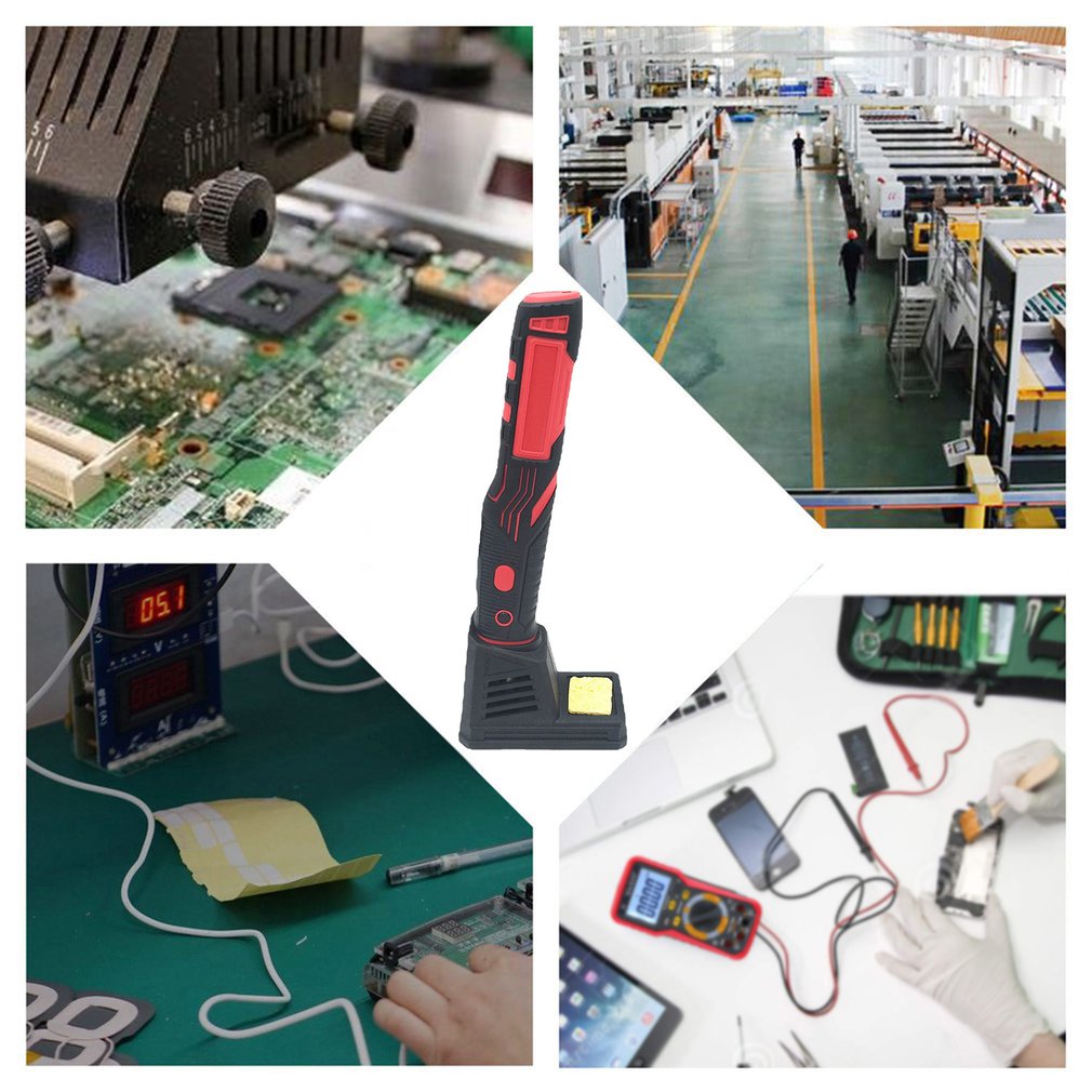 Draadloze Draadloze Soldeerbout Usb Oplaadbare Met Heldere Led Licht/Solderen Tip/Stand/Solderen Draden Diy Tool