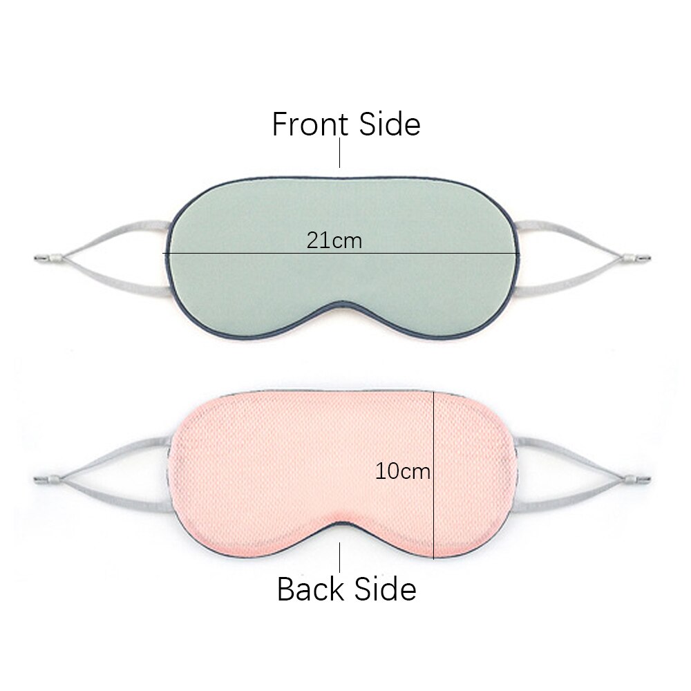 1pc dubbelzijdige slaapmaskers van ijszijde, oogmasker met schaduw, blinddoek, verstelbare ooglap, reisontspanningshulpmiddelen voor de ogen