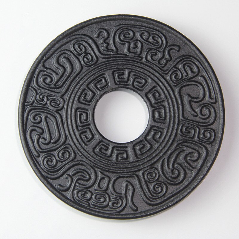 castiron tekanne tilbehør metallgryteholder kraftige støpejernunderlag varmeisolering grytepute spisebord: Fugui