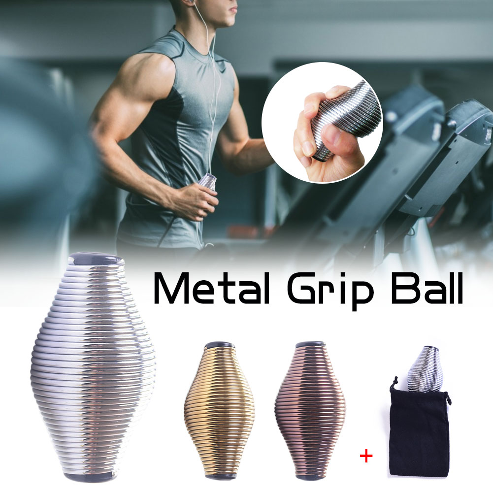 Spring Hand Grip Strengthener Hand Therapy Elastic Finger Power Muscle Grip Training Device Casual Play Palm Spring Ball