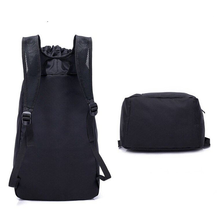 waterproof drawstring gym bag training lightweight sports backpack drawstring pocket backpack football basketball bag unisex