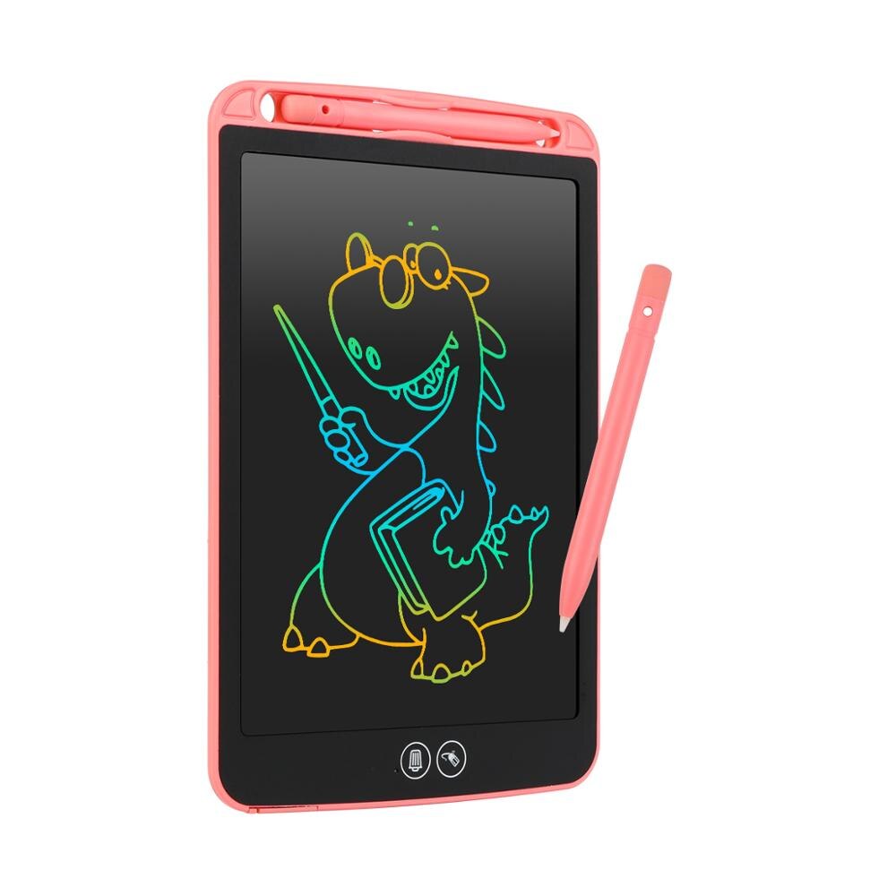 8.5/10/12 Inch Kleurrijke Displa Lcd Schrijven Tablet Gedeeltelijk Wissen Digitale Tekening Tablet Elektronische Handschrift Pads: 12inch pink
