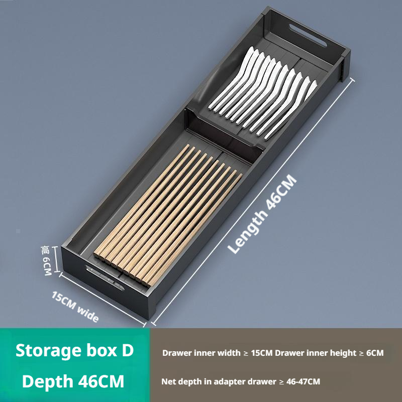 Pojemnik robić szuflady kuchennej, przegródka robić szafki, wbudowany stojak na naczynia, organizer na miski, pałeczki, talerze, uchwyt na sztućce, ociekacz na naczynia.: fioletowy