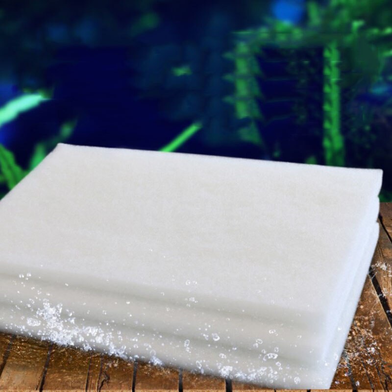 Réservoir à poisson en mousse de Filtration, filtre biochimique, éponge blanche, réservoir à longue utilisation, approvisionnement en éponge 50cm x 50cm x 2.5cm