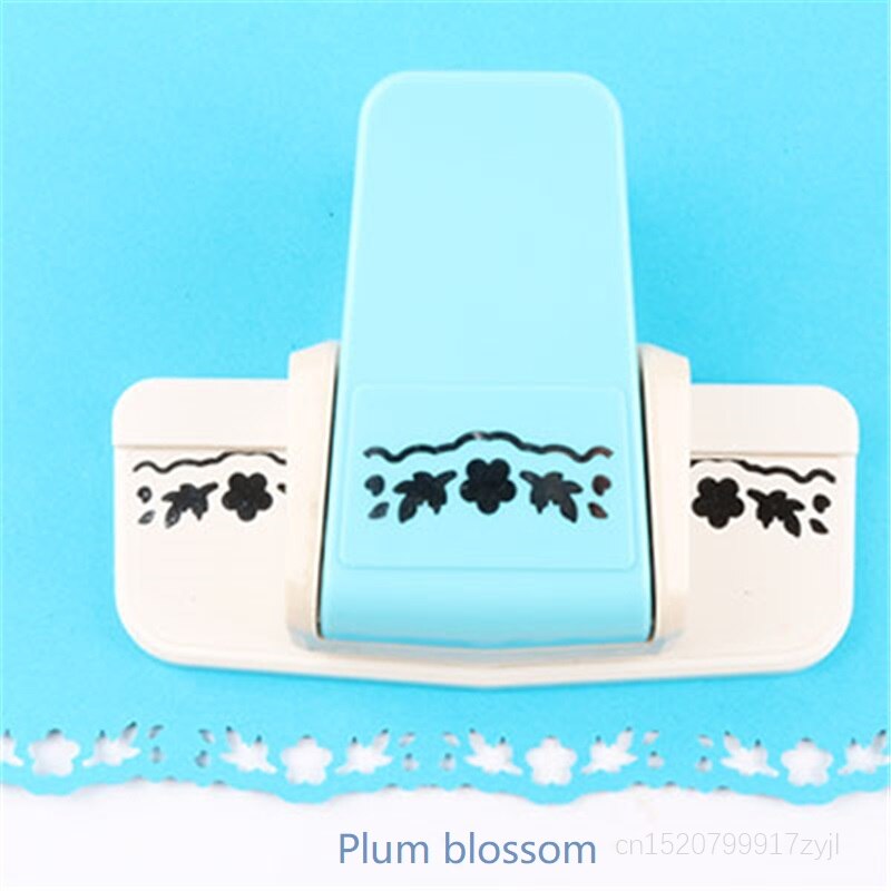DIY Paper Cutting Tools Paper Puncher Crafting Border Hand Punch Lace Heart Flower Paper Punch for Scrapbooking Arts: B