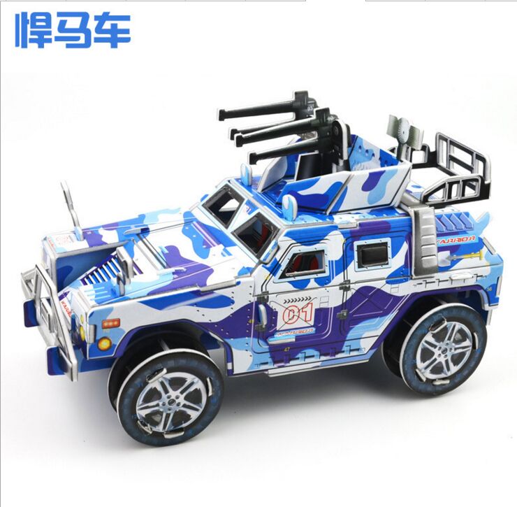 3D Puzzle DIY Puzzle giocattolo Del Bambino Del Capretto apprendimento Precoce Castello Costruzione modello regalo Bambini Case Di Puzzle Learning Education Puzz: Puzzle 4